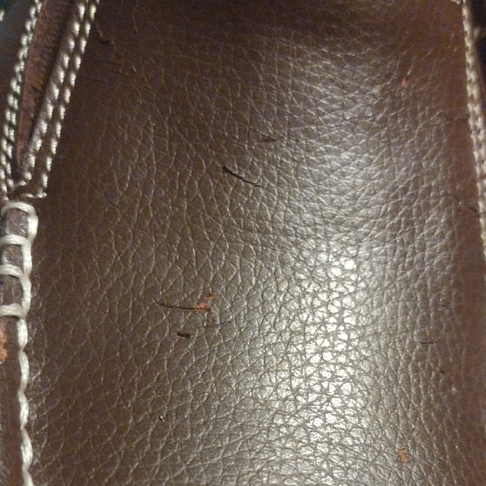 Dr. Scholl's Advanced Comfort Leather Classic Brown Loafers - Picture 7 of 10